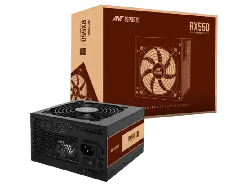 Ant Esports Rx Series Rx550 80 Plus Bronze Power Supply (RX550)