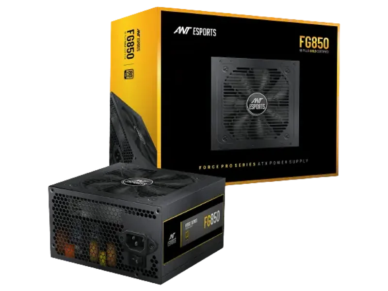 ANT Esports 850W FG850 Gold NON Modular Smps