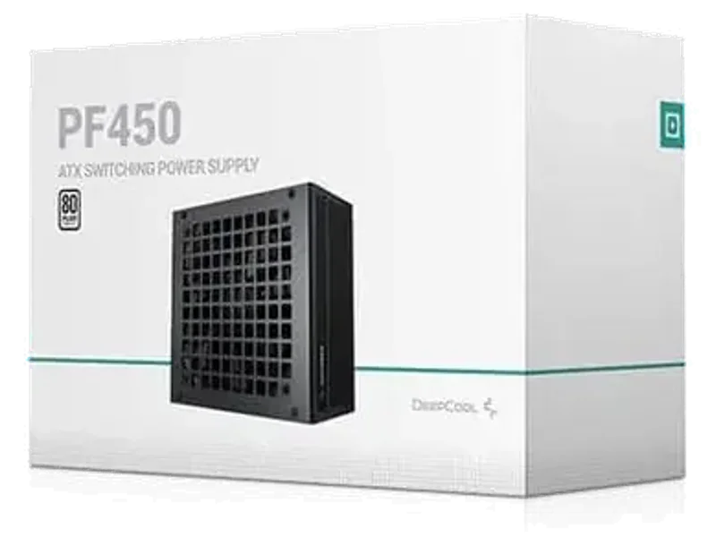 DEEPCOOL PF450 Standard 450W 80+ White Non Modular ATX 2.0 Power Supply