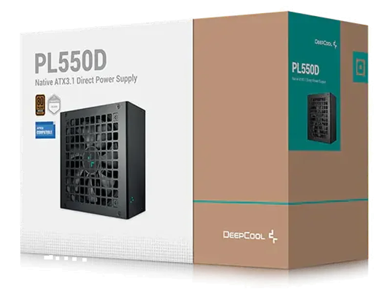 Deepcool PL550D 550 Watt ATX 3.0 80 Plus Bronze Power Supply