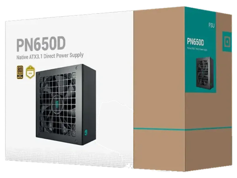 DEEPCOOL GamerStorm PN650D 650W 80+ Gold ATX 3.1 Non Modular Power Supply