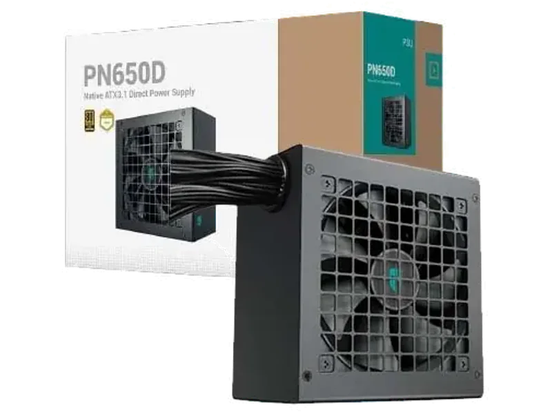 DeepCool Gamer Storm PN650D 650W Gold ATX 3.1 SMPS R-PN650D-FC0B-JGIN-V2