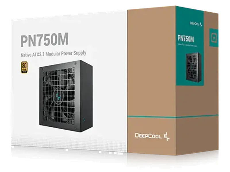 Deepcool Gamer Storm PSU PN750M ATX 3.1 Fully Modular Gold
