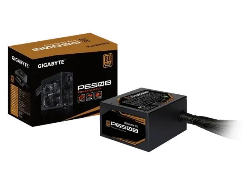 GIGABYTE P650B 650W 80+ Bronze Non Modular ATX 2.0 Power Supply