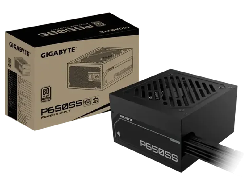 GIGABYTE P650SS 650W 80+ Silver Non-Modular ATX 3.0 Power Supply ( 650W )