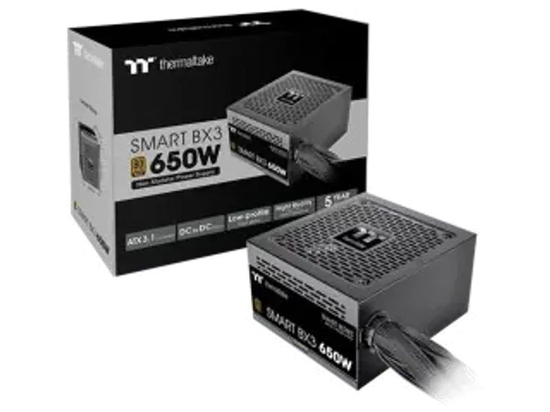 Thermaltake Smart BX3 650 Watt ATX 3.1 PSU (PS-SPD-0650NNFABD-3)