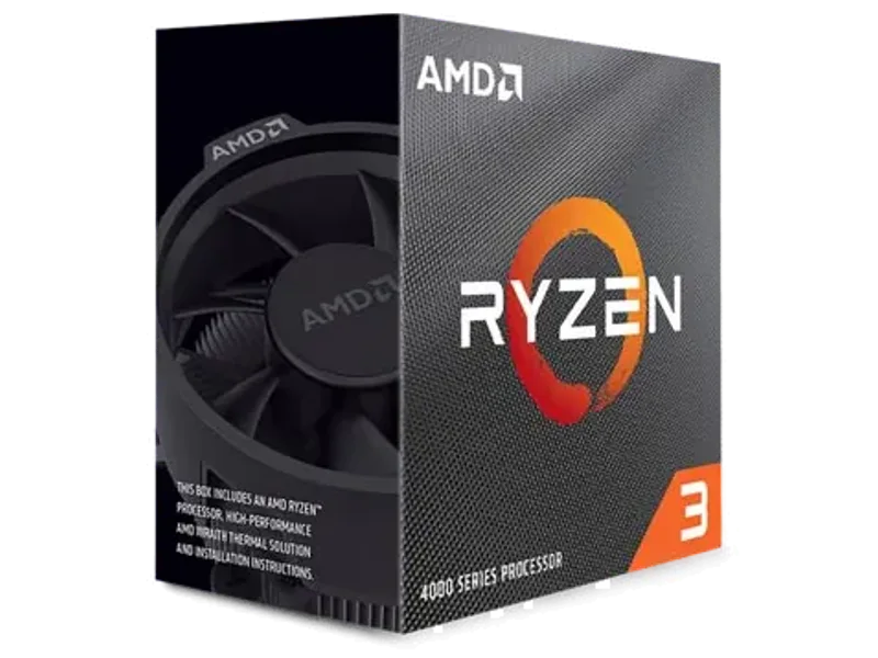 AMD Ryzen 3 4100 Desktop Processor (4 Cores/8 Threads/3.8GHz) 100-100000510BOX