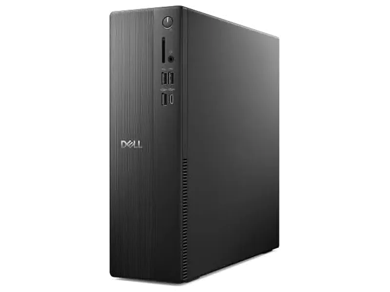 Dell Slim Desktop ECS1250 - Intel Core i3 14100 Processor, 8GB DDR5 RAM, 512GB SSD, WiFi 6, Intel UHD Graphics 730, DOS - Black