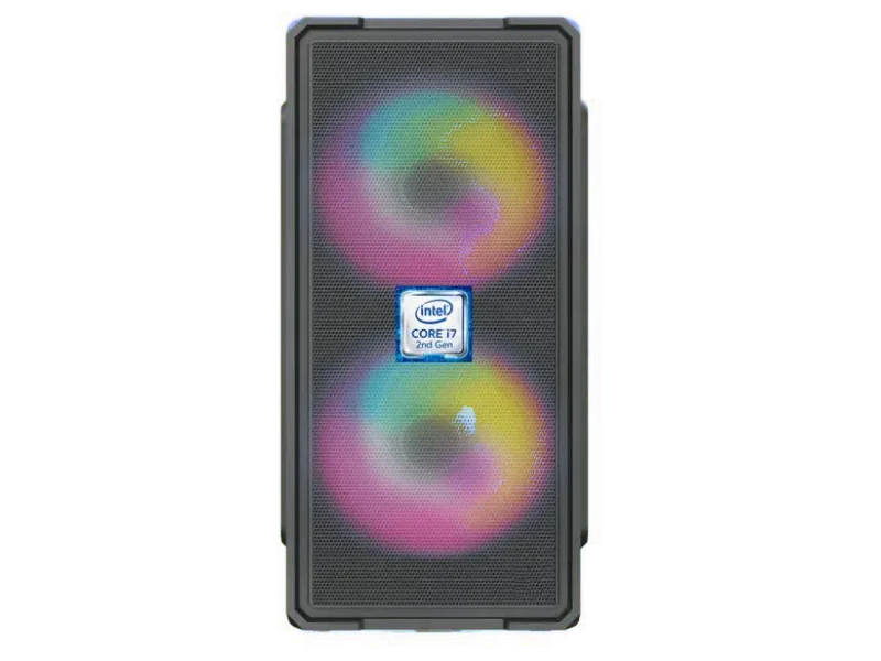 ODPRIDE Intel Core i7 (2nd Gen) Quad Core Processor [GVY-N5] Core i7 - 2600 Processor | RGB-Majesty-N5 | Gaming PC (8 GB RAM/Intel® HD 2000 Graphics/256 GB SSD Capacity/Windows 11 Pro) Mini Gaming Tower with MS Office