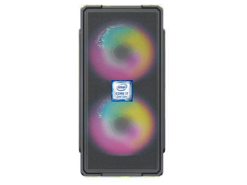 DOPETECH Core i7-2600 Processor [4 Cores, 8 Threads, 8MB Cache, Up to 3.80 GHz] [JTU-N5] Gaming Computer with RGB Fans | Core™ i7 - 2600 Quad Core Processor (8 GB RAM/Intel UHD 2000 Graphics/256 GB SSD Capacity/Windows 11 Pro) Mini Gaming Tower with MS Office