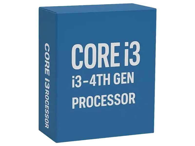 Core i3 4th Gen Desktop Processor, 2.9 GHz to 3.8 GHz, LGA 1150 Socket, 2 Cores 4 Threads, 3/4MB Cache, with Cooling Fan