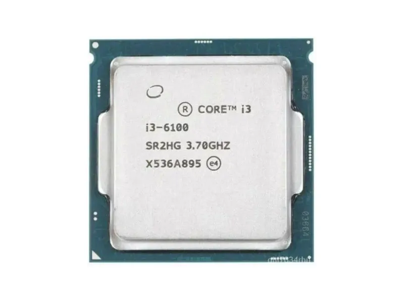 Procesor INTEL CORE I3-6100 INCLUDING COPPER COOLING FAN FOR H110 MOTHER BOARDS 3.7 GHz LGA 1151 2 Core Processor Designed for Desktop