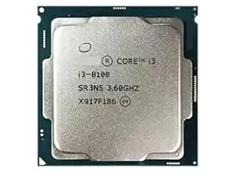 The Core i3 8100 8th Gen Desktop Processor 3.6 GHz, LGA1151 (H310/B360/H370) | LGA 1151 Socket | 65W TDP 9MB Cache | 65W TDP | UHD 630 Graphics