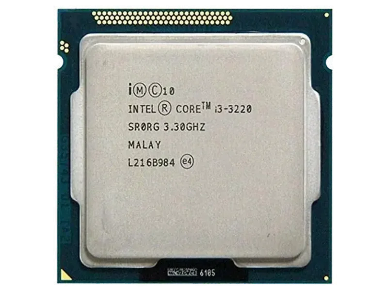 Amit i3 3220 (3rd Gen) LGA1155 Processor 3.3 GHz LGA 1155 2 Core Processor Designed for Desktop