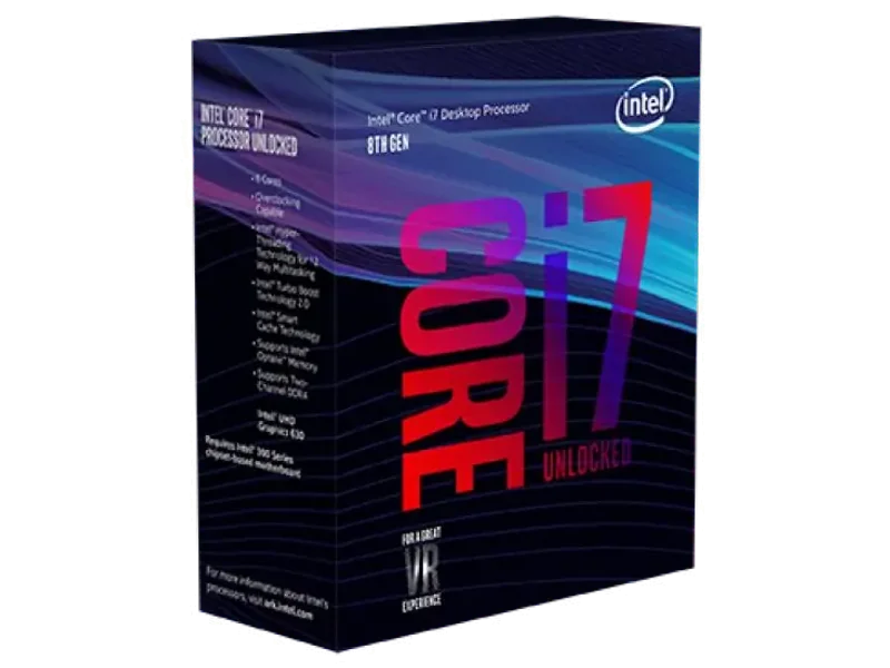 INTEL Core i7 8700K 8th Generation Processor ( 4.7 GHz / 6 Cores / 12 Threads )
