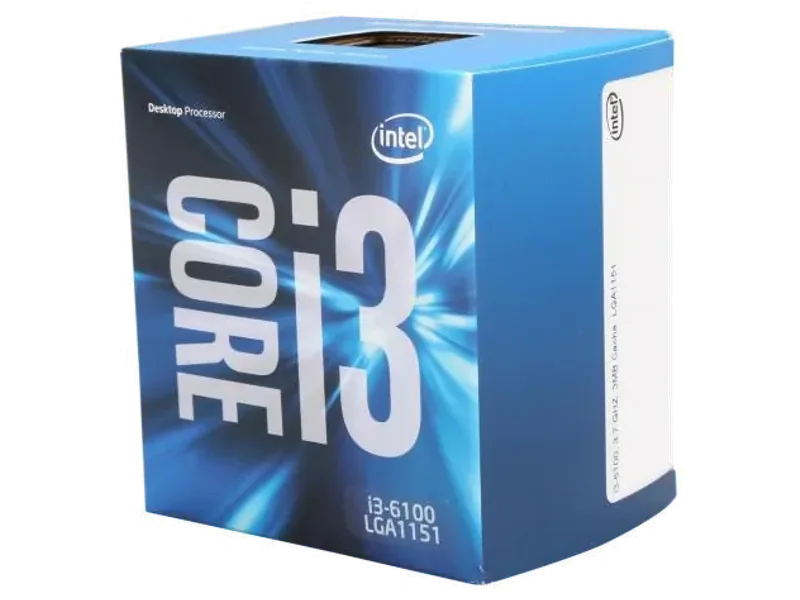 INTEL Core i3 6100 6th Generation Processor ( 3.7 GHz / 2 Cores / 4 Threads )