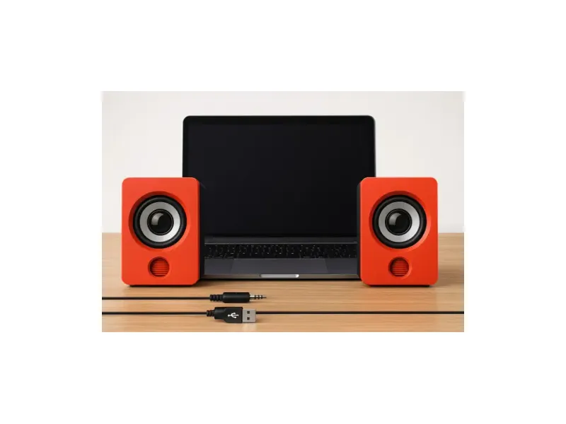 otoobest 802-Red 5 W Laptop/Desktop Speaker