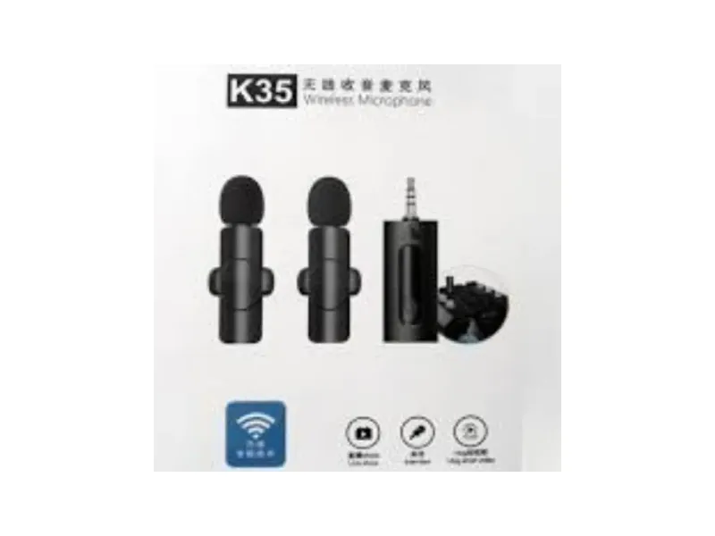 Clairbell K35_93_Vlog & Stream Wirelessly, Collar Mic for DSLRs & BT Speakers Microphone
