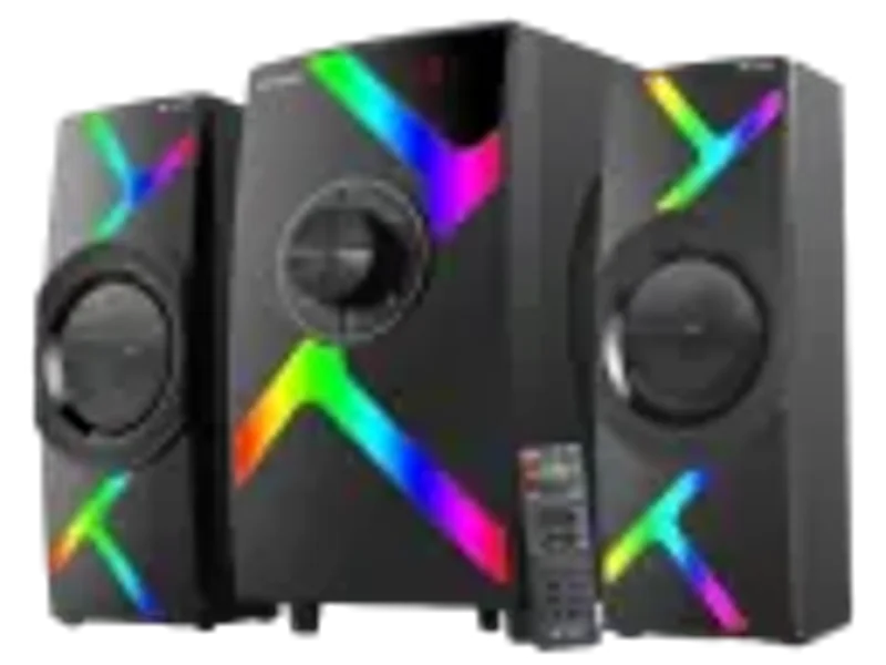 ANT Esports GS80,80W 2.1 Channel Bluetooth Multimedia RGB Speaker With Subwoofer - GUN Black- (R-41271349) ETA-SD-20231211324