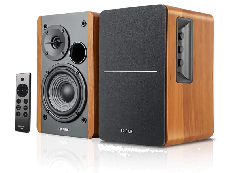 EDIFIER R1280DBS BLUETOOTH 5.0 WIRELESS DESKTOP/BOOKSHELF BROWN SPEAKERS