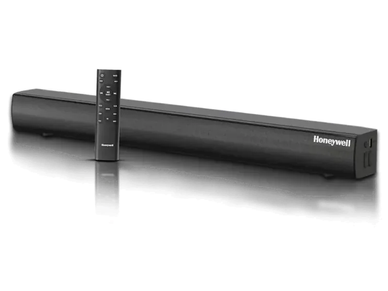 Honeywell New Launch Suono P3000 Soundbar with 80W Stereo Sound, 2.0Ch, Deep Bass, 3 EQ Mode, BT v5.3+EDR,Dual 58 * 90mm Drivers, Input Mode - AUX, USB, HDMI/ARC, Sleek Remote