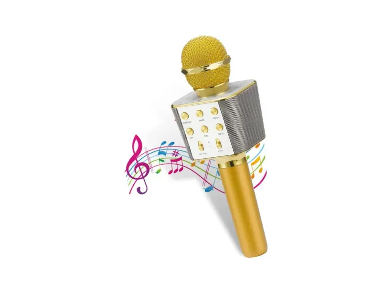 Make Ur Wish Karaoke Singing Wireless Mic Bluetooth Speaker Connection Player For Kids Microphone