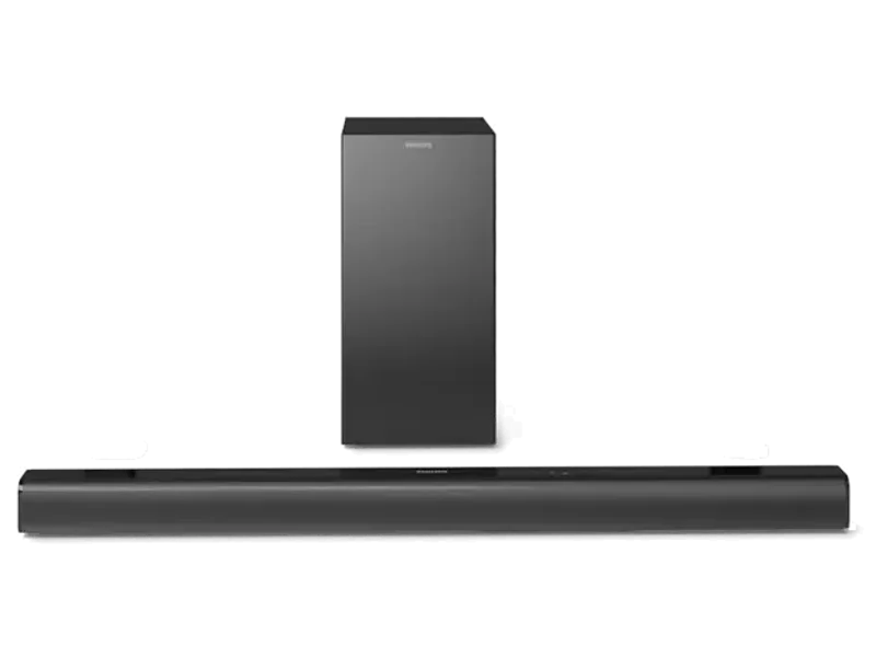 PHILIPS TAB4518 SOUNDBAR: 5.1 CH 240W WIRELESS SUBWOOFER & 2 REAR SATELLITE SPEAKERS, HDMI ARC, BLUETOOTH BASS BOOST, EASY SETUP