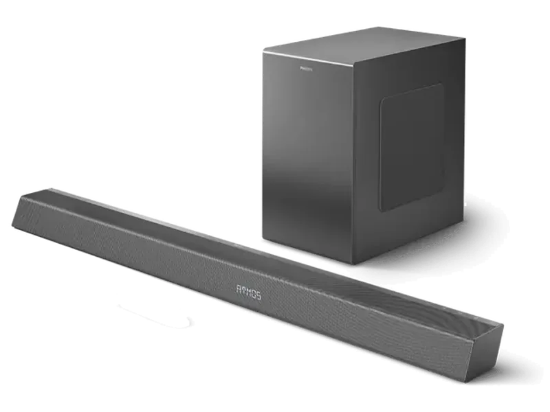 PHILIPS SOUNDBAR TAB8947 5.1 CH (3.1.2) 660W (BLACK) DOLBY ATMOS, WIRELESS SUBWOOFER UP-FIRING SPEAKERS,VIRTUAL SURROUND, BUILT-IN CHROMECAST, AI VOICE ASSISTANT