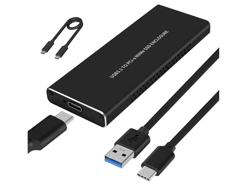 RuhZa NA 128 GB All in One PC's Black IDE Internal Solid State Drive (SSD) (USB 3.1 Type C Gen 2 10Gbps NVMe , M.2 USB C to NVMe PCIe Adapter)