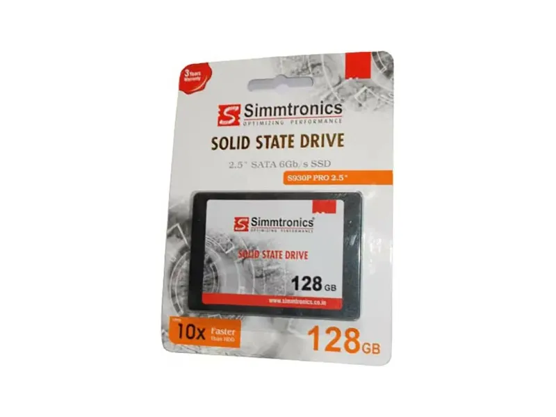 OMNIT 2.5" SATA III SOLID STATE DRIVE 128 GB Laptop, Desktop, Surveillance Systems, Network Attached Storage, Servers, All in One PC's Black SATA Internal Solid State Drive (SSD) (S930P)