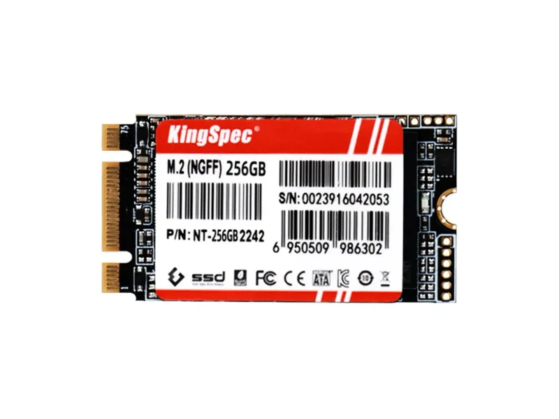 KingSpec 256GB M.2 2242 SATA III SSD, Not for NVMe Slots