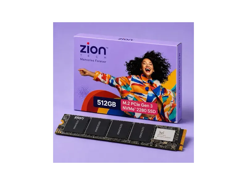 512GB NVMe M.2 PCIe Gen 3.0 x4 SSD, High-Speed Internal Solid State Drive, M.2 2280, Up to 3500MB/s Read Speed, for Laptop, Desktop & PC