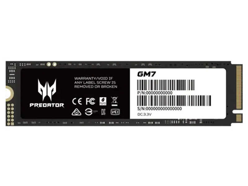 Acer Predator GM7 512GB M.2 NVMe Gen4 Internal SSD