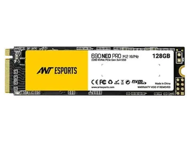 ANT ESPORTS 690 Neo Pro 128GB M.2 NVMe Gen3 Solid State Drive (SSD)