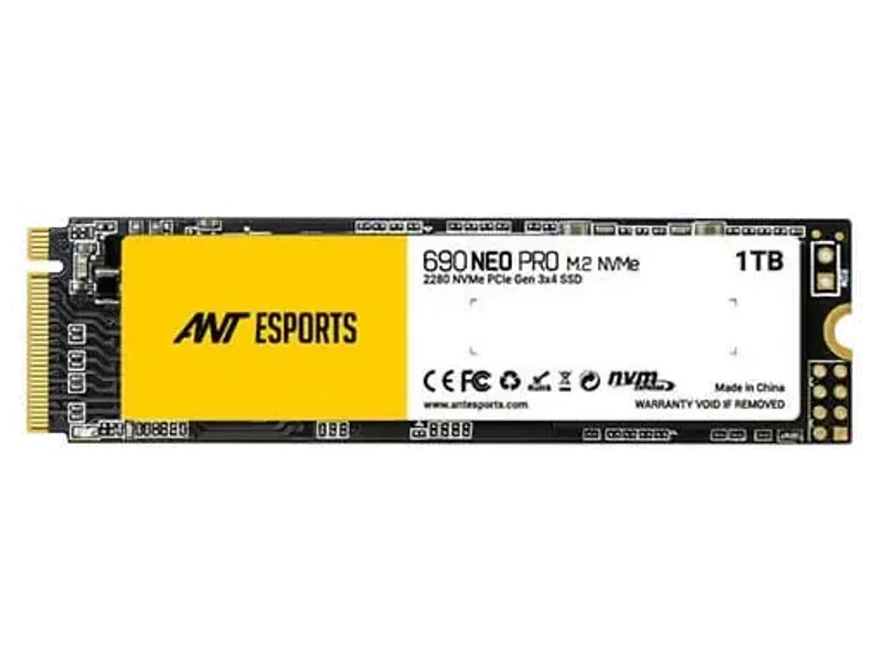 Ant Esports 690 Neo Pro 1TB M.2 NVMe Internal SSD 690-NEO-PRO-M2-NVMe-1TB