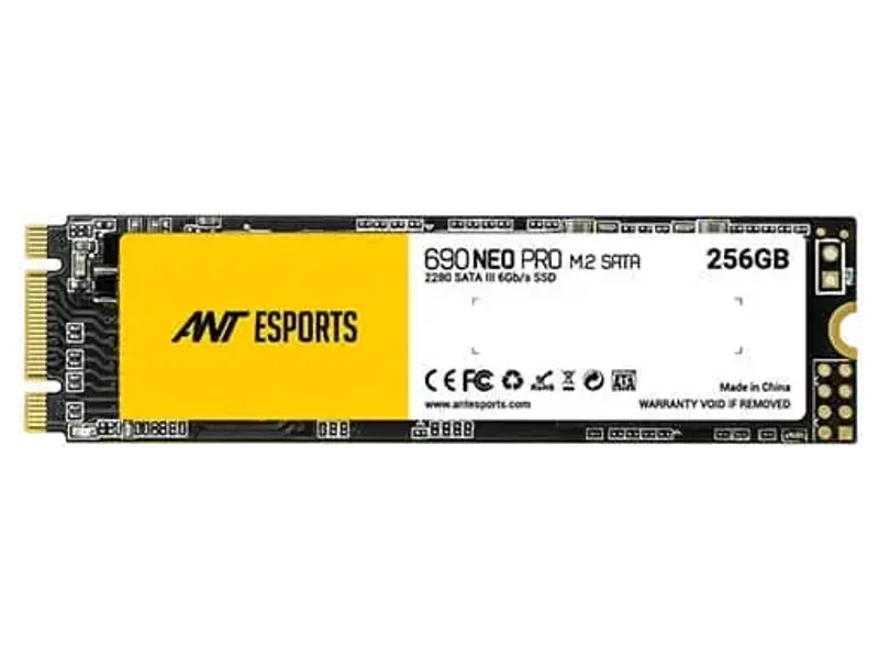 ANT ESPORTS 690 Neo Pro 256GB 2.5 SATA M.2 SATA3 Internal Storage Drive (SSD)