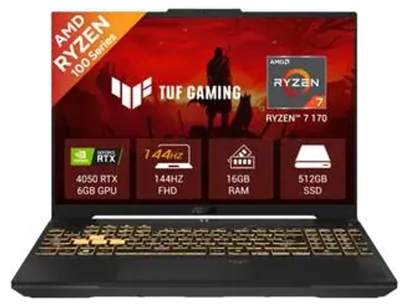 ASUS TUF Gaming A16 (2026) with Office 2024 + M365 Basic AMD Ryzen 7 170 - (16 GB/512 GB SSD/Windows 1...