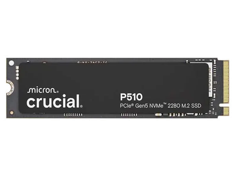 Crucial P510 1TB PCIe Gen5 NVMe 2280 M.2 Internal SSD (CT1000P510SSD8)