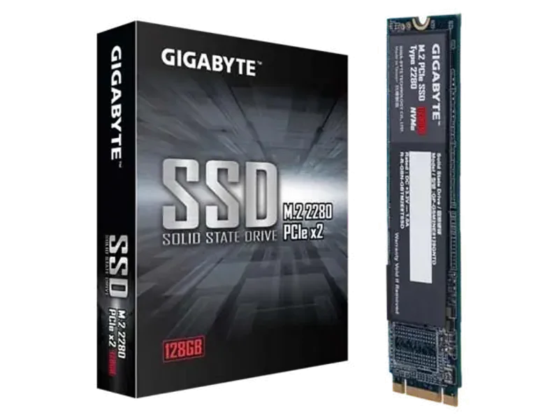 GIGABYTE 128GB M.2 NVME INTERNAL SSD GP-GSM2NE8128GNTD