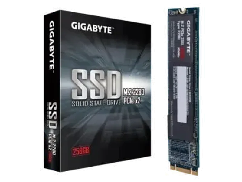 GIGABYTE PCle 256GB M.2 NVMe Gen3 Solid State Drive (SSD)