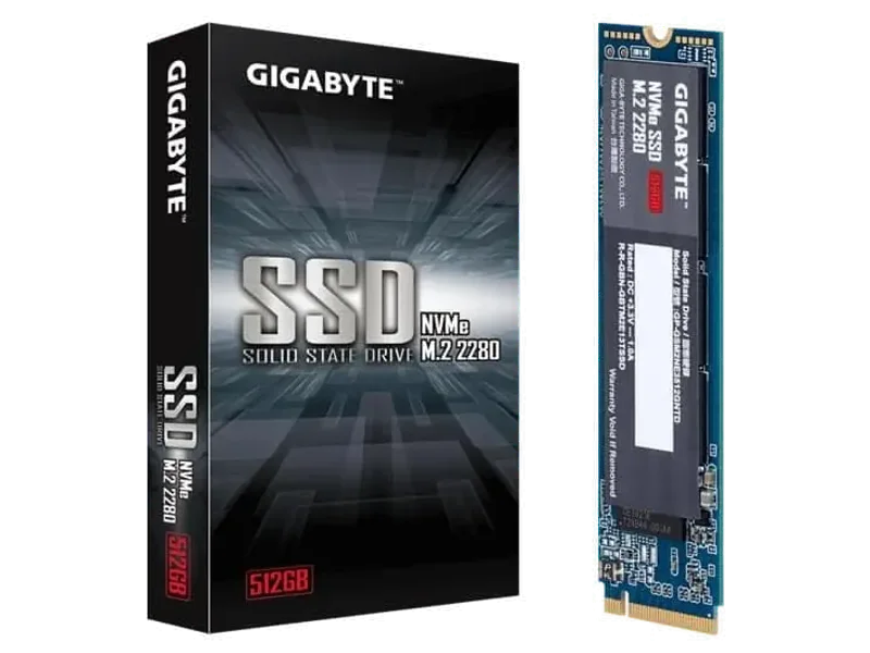 GIGABYTE 512GB PCIE M.2 NVME Gen3 Solid State Drive ( SSD )
