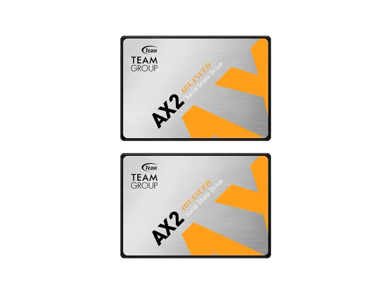 TEAMGROUP AX2 512GB 2 Pack 3D NAND TLC 2.5 Inch SATA III Internal Solid State Drive SSD (Read Speed 530 MB/s) Compatible with Laptop & PC Desktop T253A3512G0C1P1