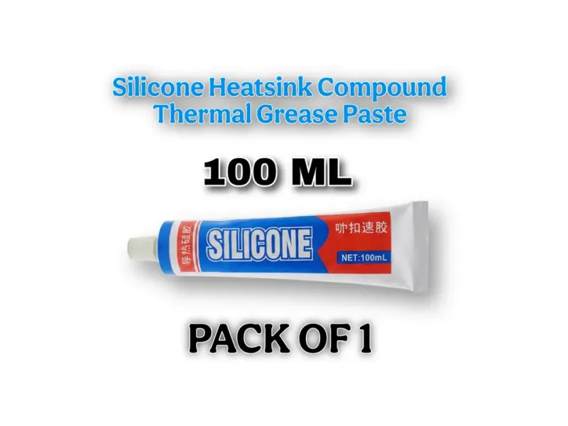 Highglow Silicone Heatsink Compound Thermal Grease Paste – 100 ML(Pack of 1) Liquid Metal Based Thermal Paste