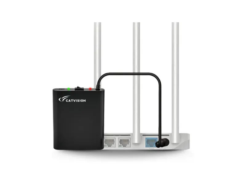Catvision Mini UPS for Routers, 12V-2A I 2x2600 mAh Battery | Upto 4 Hours Power Backup for Router