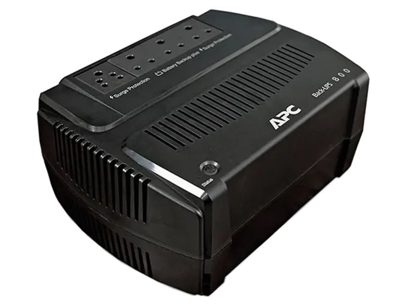 APC Back-UPS BE800-IND 230 V Line-interactive Tower Model UPS with Overload Protection 3 Outlet Plugs