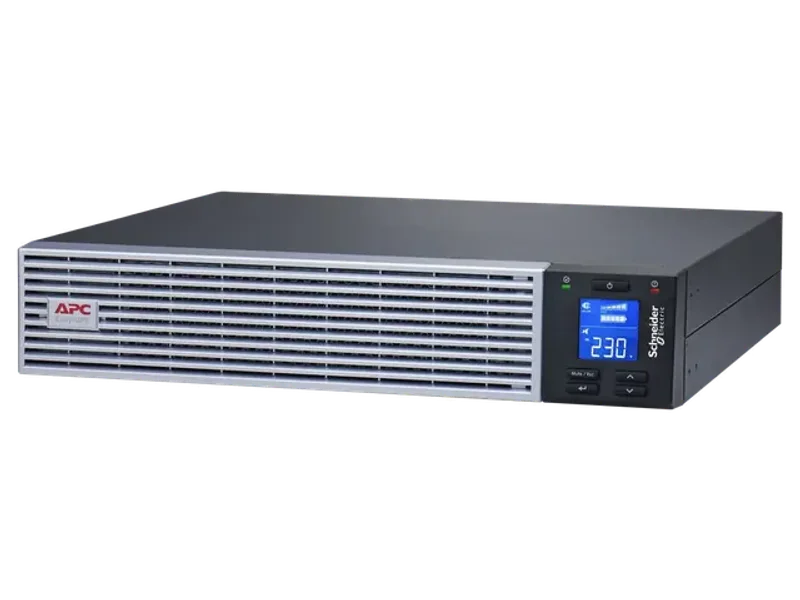 APC EASY UPS ON-LINE SRVL1KRI-IN - 1000VA/ 900W |230V | 4 INDIA 3-PIN 6A OUTLETS | LITHIUM-ION | RACK/TOWER 2U | INTELLIGENT CARD SLOT | VISUAL LCD AND AUDIBLE ALARMS | W/O RAIL KIT | 3 YEARS WARRANTY