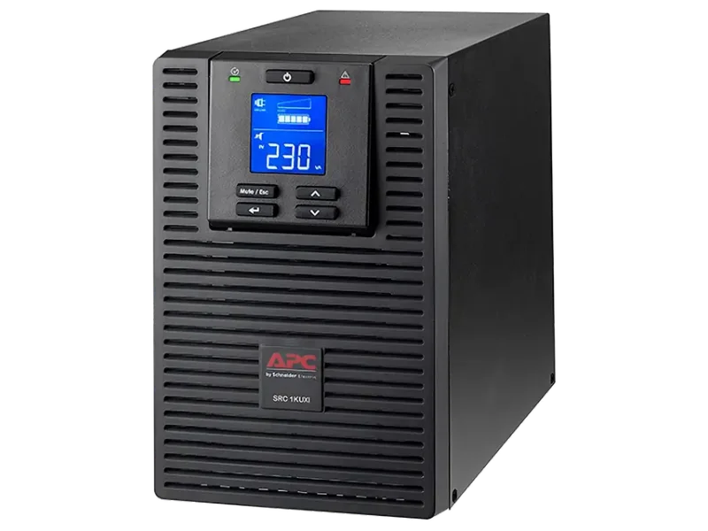 APC SMART-UPS SRC1KUXI - 1000VA/ 800W | 230V | 4X INDIA 3-PIN 6A OUTLETS | VISUAL LED AND AUDIBLE ALARMS | EXTERNAL BATTERY | ENERGY EFFICIENT | 2 YEARS WARRANTY