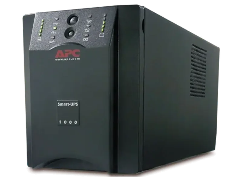 APC SMART-UPS SUA1000I-IND - 1000VA/ 670W | 230V | 4 INDIA 3-PIN 6A OUTLETS | RELIABLE POWER BACKUP FOR CRITICAL DEVICES | AUTOMATIC VOLTAGE REGULATION | VISUAL LED AND AUDIBLE ALARMS | USER REPLACABLE BATTERY | ENERGY EFFICIENT | 2 YEARS WARRANTY