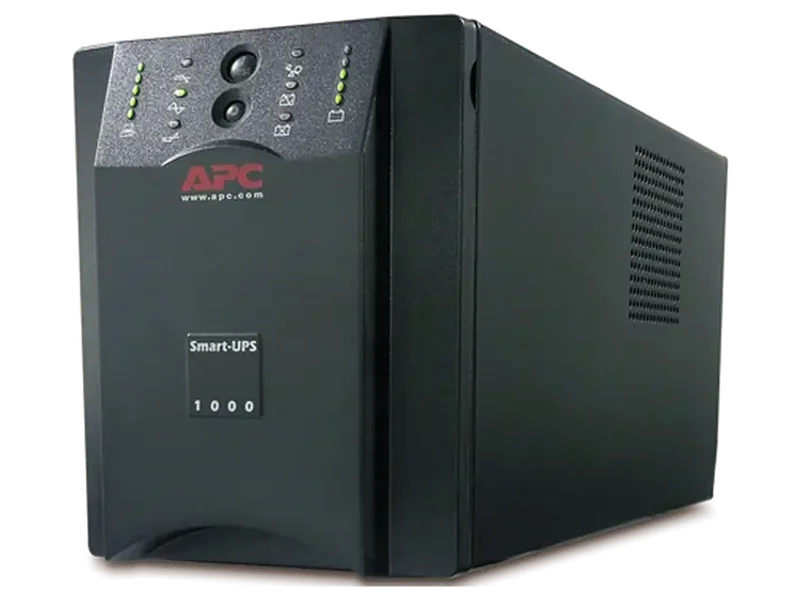 APC SMART-UPS SUA1000I-IN - 1000VA/ 670W | 230V | VISUAL LED AND AUDIBLE ALARMS | USER REPLACABLE BATTERY | ENERGY EFFICIENT | HIGH-EFFICIENCY LINE-INTERACTIVE UPS FOR SERVERS AND NETWORK EQUIPMENT | 1 YEAR WARRANTY