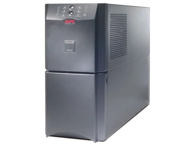APC SMART-UPS SUA2200I-IND - 2200VA/ 1980W | 230V | 6 INDIA 3-PIN 6A OUTLETS | HIGH-CAPACITY UPS FOR ENTERPRISE POWER PROTECTION | AUTOMATIC VOLTAGE REGULATION | VISUAL LED AND AUDIBLE ALARMS | USER REPLACABLE BATTERY | ENERGY EFFICIENT |